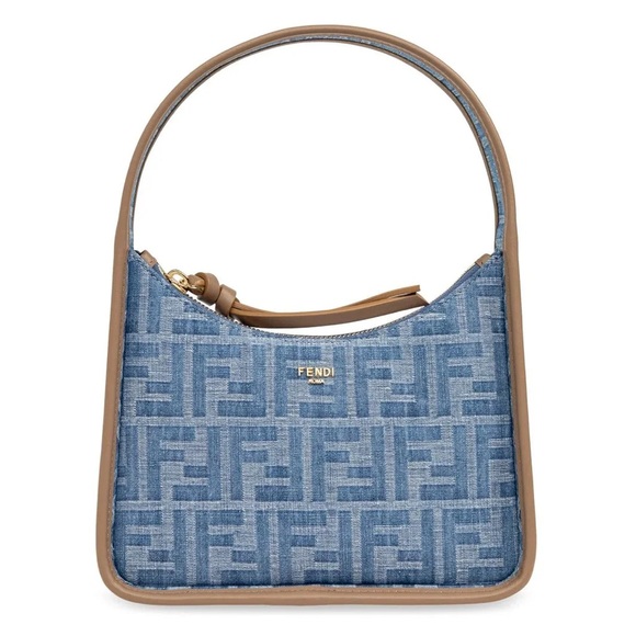 Fendi Handbags - NWT Fendi Fendessense Denim Shoulder Bag